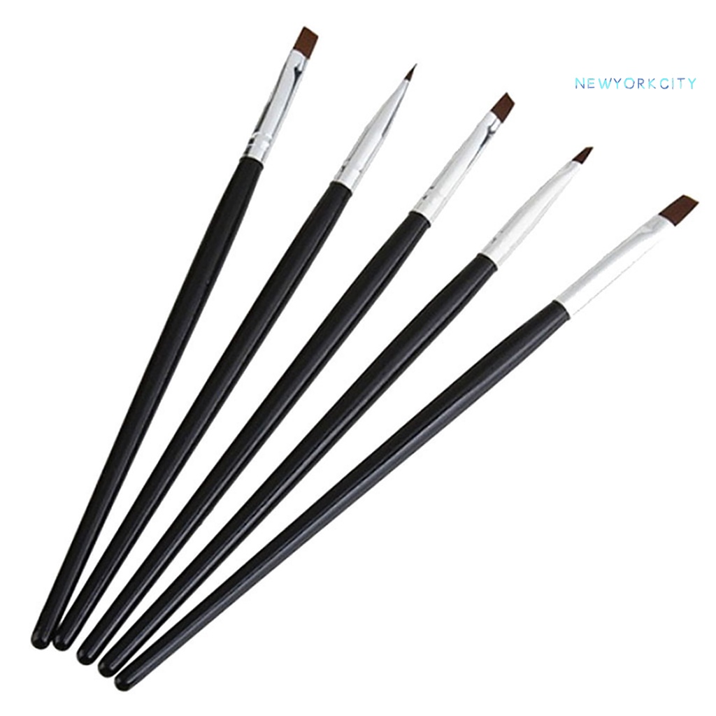 Set 5 Cọ Vẽ Trang Trí Móng Chuyên Nghiệp Thời Trang Cho Nữ