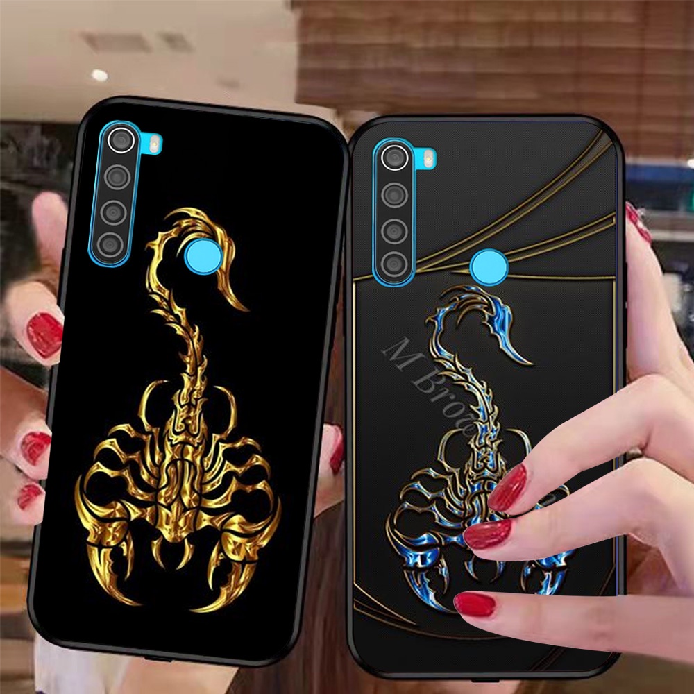 Ốp lưng điện thoại xiaomi redmi note 8 / note 8 pro bộ hình bọ cạp rồng phong cách nam