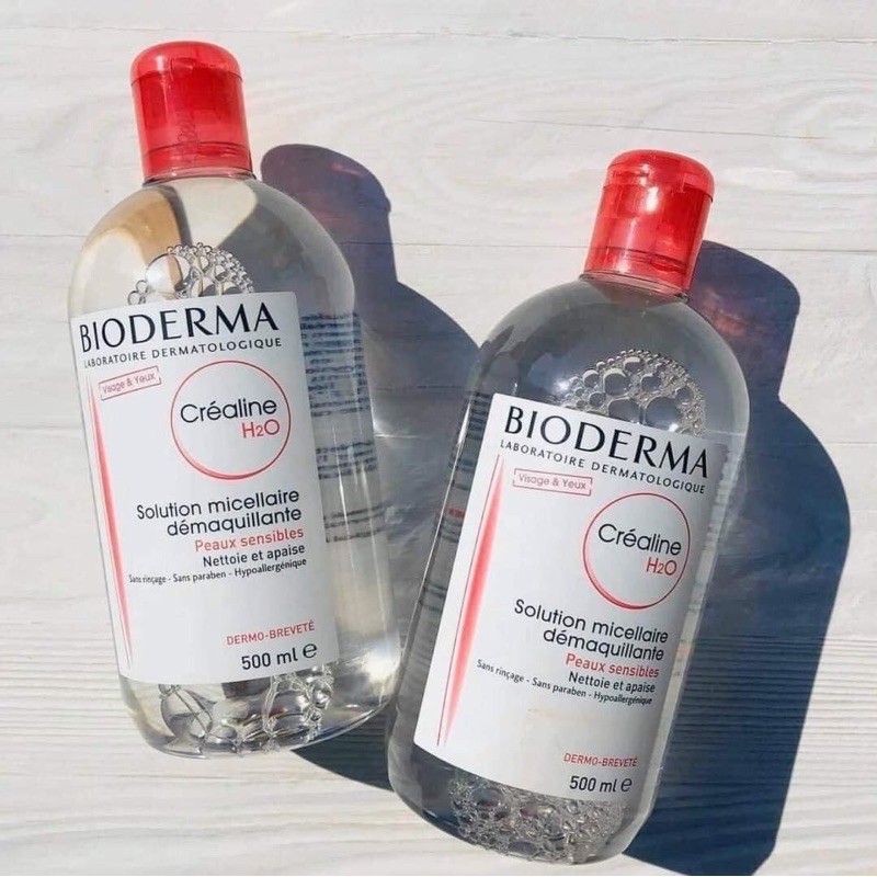 Tẩy trang Bioderma hồng 500ml
