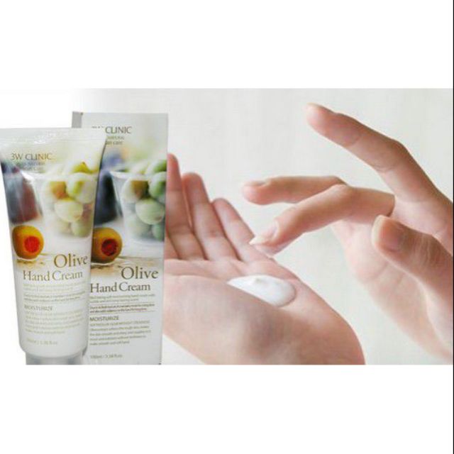 Kem dưỡng da tay 3w clinic olive hand cream