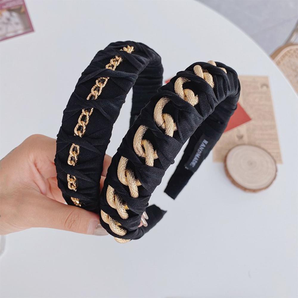 Băng Đô Thắt Nút Bản Rộng Phong Cách Hàn Quốc Thời Trang Cho Nữ