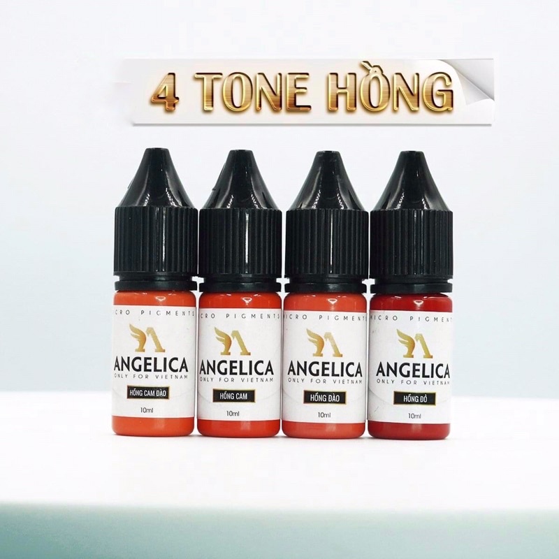 Mực ANGELICA Tem Trắng Bản Dàng Riêng Cho Người Việt Siêu Bám Bong Đậm