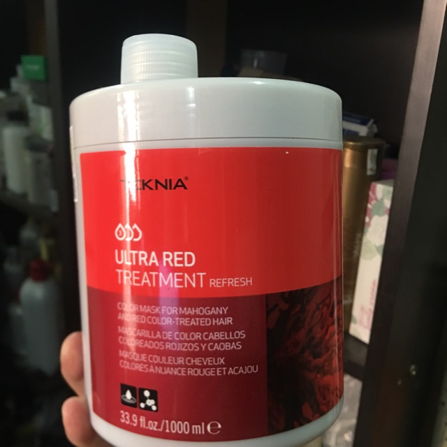 Lakme_spain] Kem ủ tóc cho tóc nhuộm đỏ Lakme Teknia Ultra Red Treatment  Refresh 1000ml new