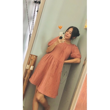 Bầu -  Đầm UNIVERSAL THRED dáng Babydol vnxk