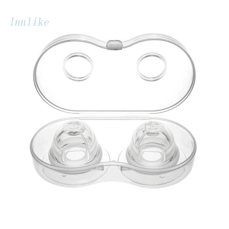 1 Cặp Kẹp Núm Vú Giả Chỉnh Sửa Tư Thế Bằng Silicone Không Đau