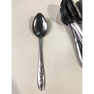 Muỗng ăn cơm dài inox Muỗng inox dài ăn cơm 18cmx4cm thìa ăn cơm