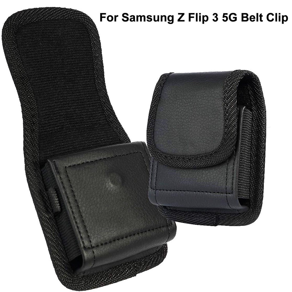 MYRONGVN Ốp Điện Thoại Vải Oxford Có Kẹp Thắt Lưng Cho Samsung Z Flip 3 5G