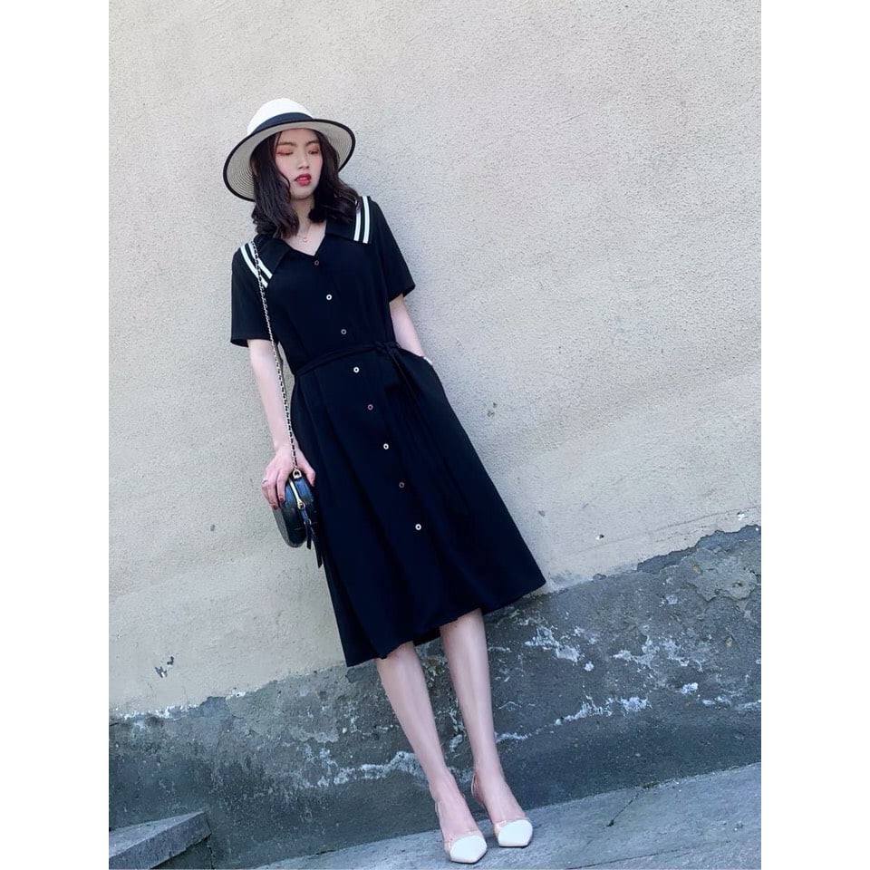 VÁY KIỂU HÀN ❤️ FRESHIP ❤️váy nữ dáng chữ A polo cổ bẻ trẻ trung năng động phong cách hiện đại | BigBuy360 - bigbuy360.vn