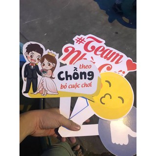 Set 10 BẢNG cầm tay chụp hình HASHTAG chụp hình sinh nhật, đám cưới, khai trương Hafu House M2
