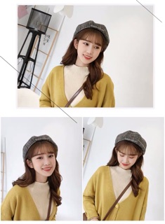 Mũ nồi beret caro