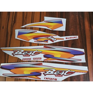 Bộ tem Suzuki Best màu đỏ