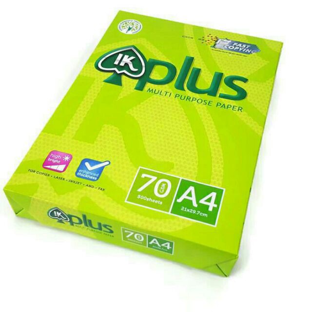 Giấy a4 ikplus định lượng 70