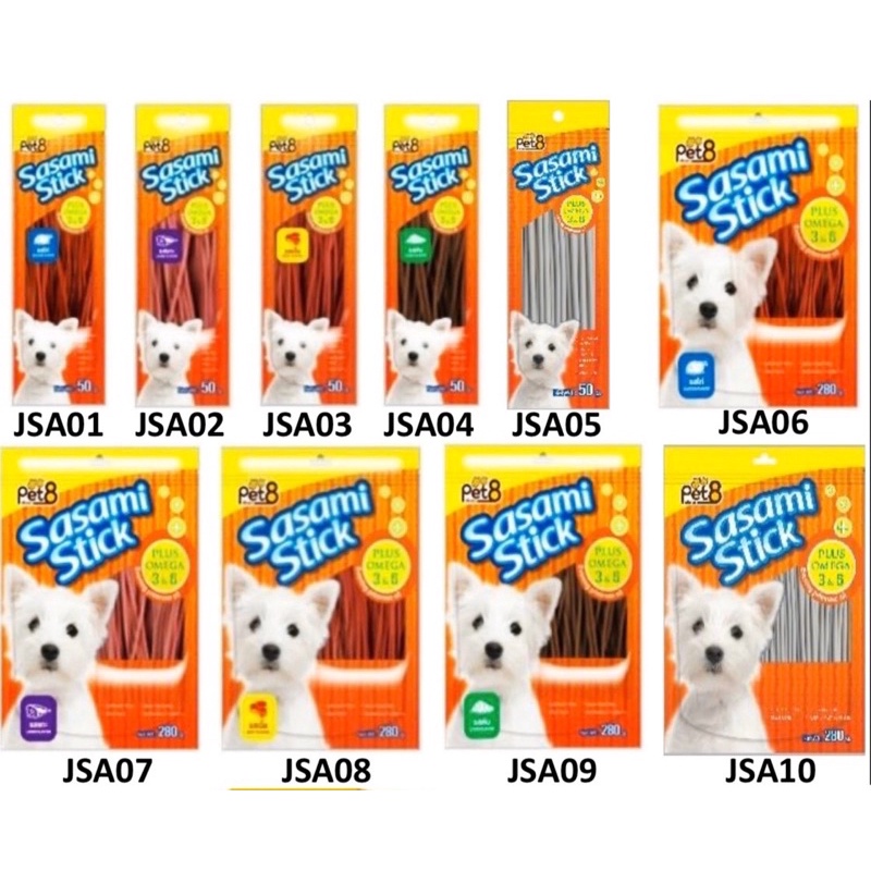 🇹🇭 Que Thưởng Plus OMEGA 3&6 PET8 Sasami Stick 50g
