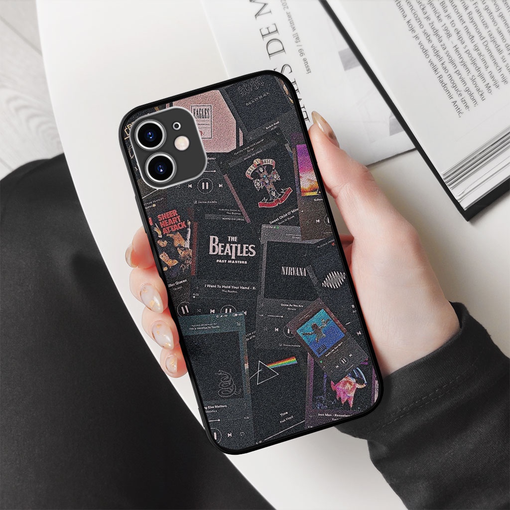 Ốp Lưng The Beatles NIRVADA GUNS and ROSES cho Iphone 5 6 7 8 Plus 11 12 Pro Max X Xr PAP20210367