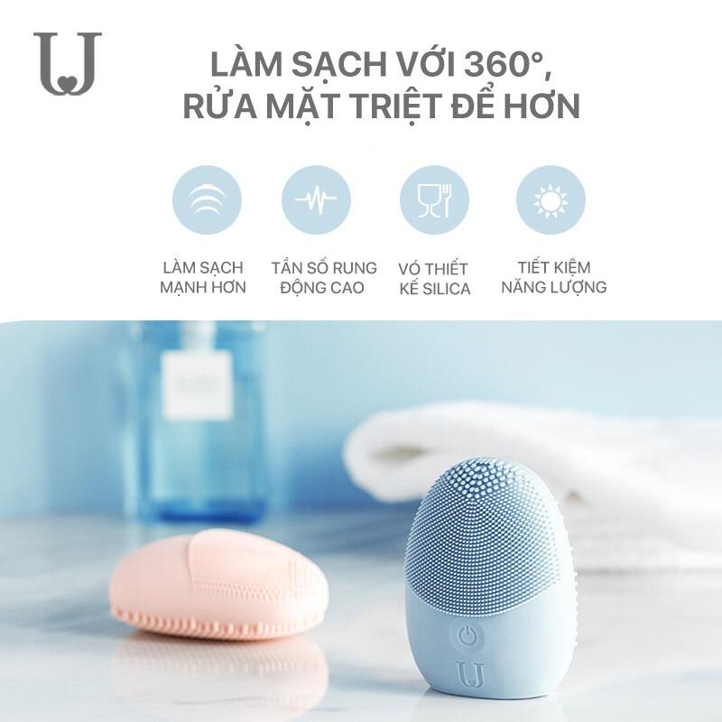 Máy Rửa Mặt Cao Cấp Rung Sóng Siêu Âm Jodan Judy NV0001 Giúp Da Sạch Sâu - Minh Tín Shop