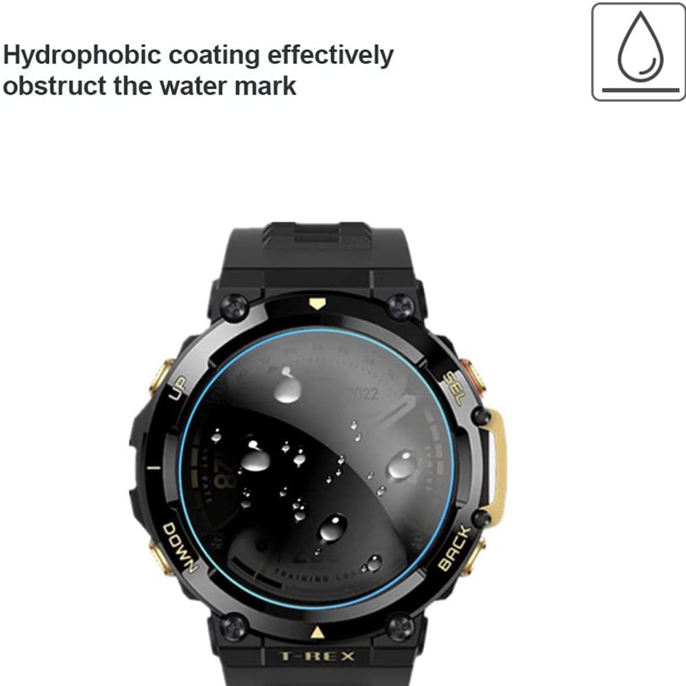 Set 2 Kính Cường Lực Cao Cấp Cho Đồng Hồ Thông Minh Huami Amazfit T-rex 2 T-rex2