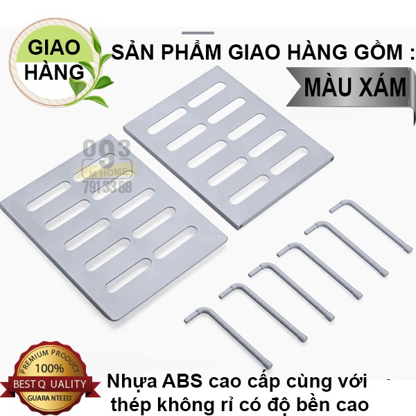 Kệ Đa Năng Chia Ngăn Tủ Không Cần Khoan Bắt Vít Đa Năng