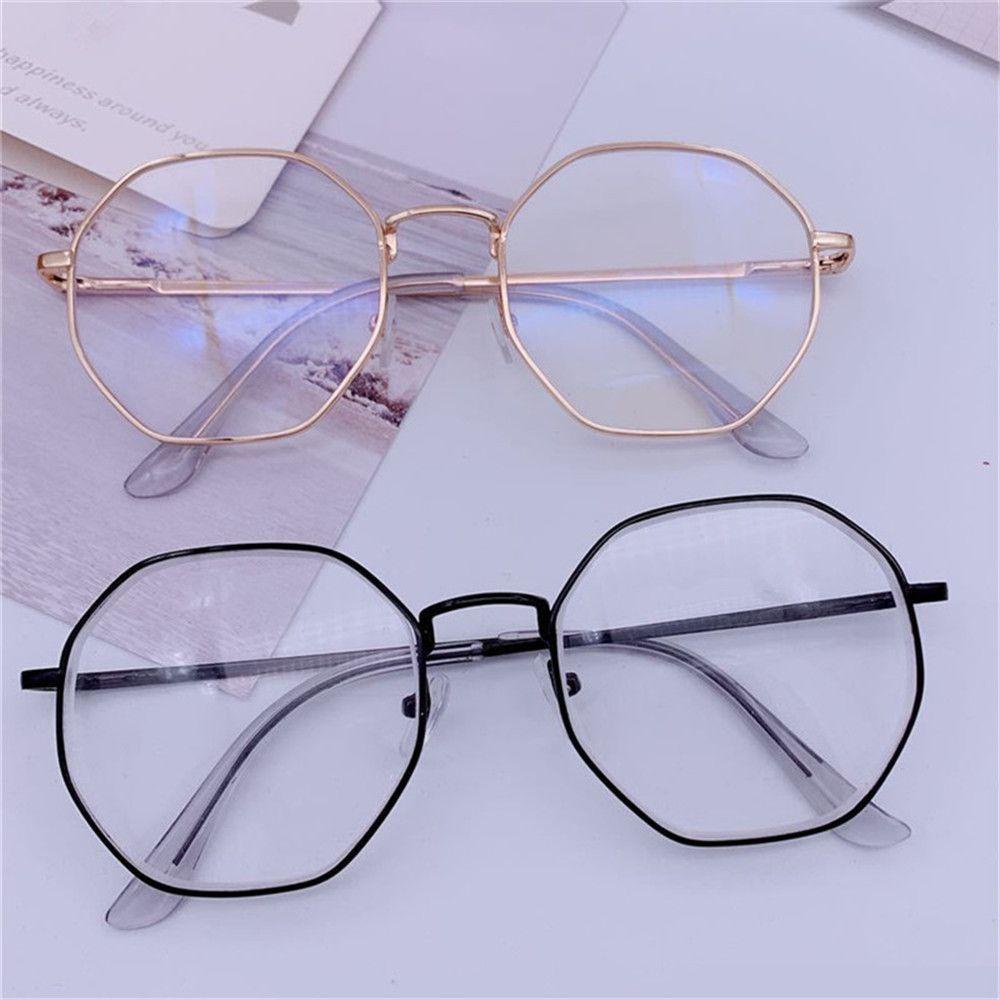 Mắt Kính Chống Ánh Sáng Xanh Bằng Kim Loại Phong Cách Retro