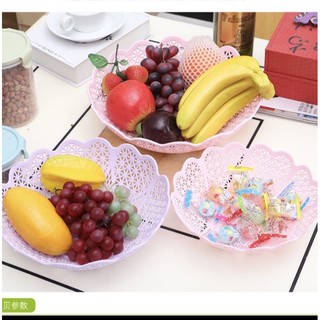 Rổ nhựa đan, tròn nông rửa hoa quả , đựng bánh trái đa năng_3425