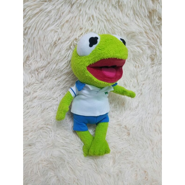 gấu bông Ếch Kermit size to 50cm nhám chính hãng nhồi bông