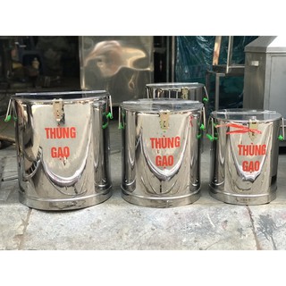 Thùng Gạo Inox