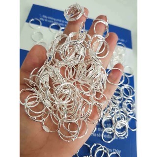 Nhẫn Bạc Ta Hình Lông Vũ
