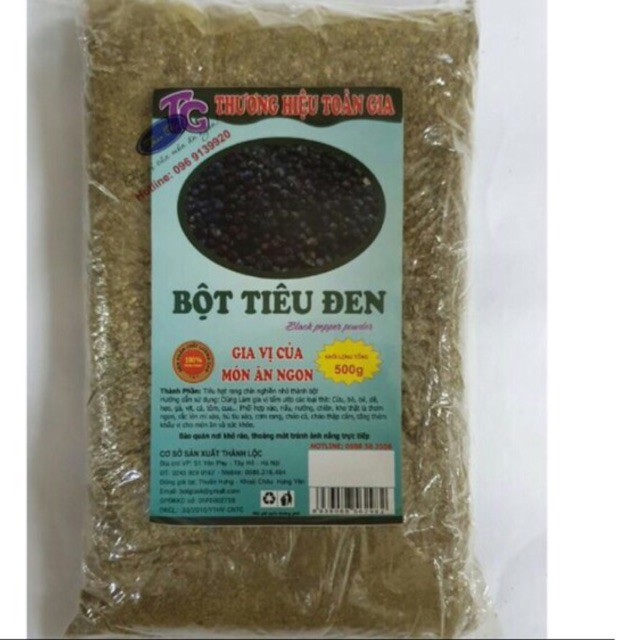 bột tiêu say gói 500gr