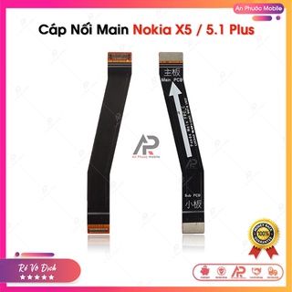 Cáp nối main nokia x5 / 5.1 plus - cáp nối mainboard đến bo sạc điện thoại nokia 5.1+ zin bóc máy