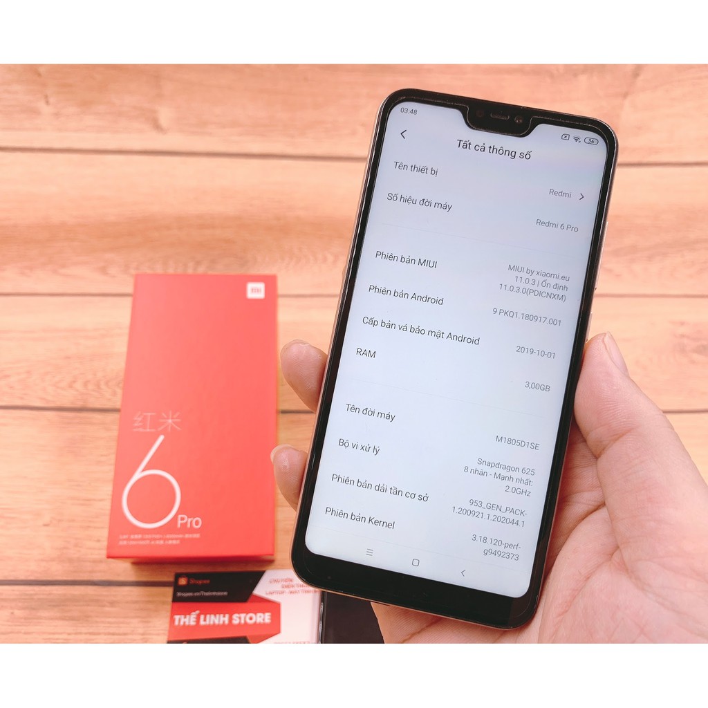 [Mã 2611DIENTU500K hoàn 7% đơn 300K] Điện thoại Xiaomi Redmi 6 Pro có Tiếng Việt - MIUI 11 Màn tai thỏ | WebRaoVat - webraovat.net.vn