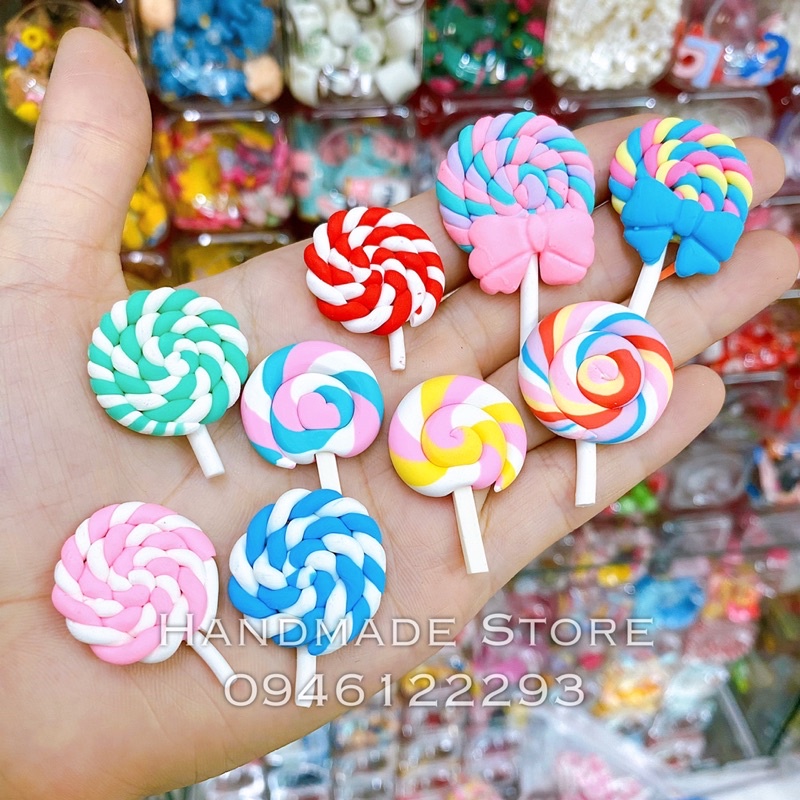 Charm kẹo mút nhiều mẫu