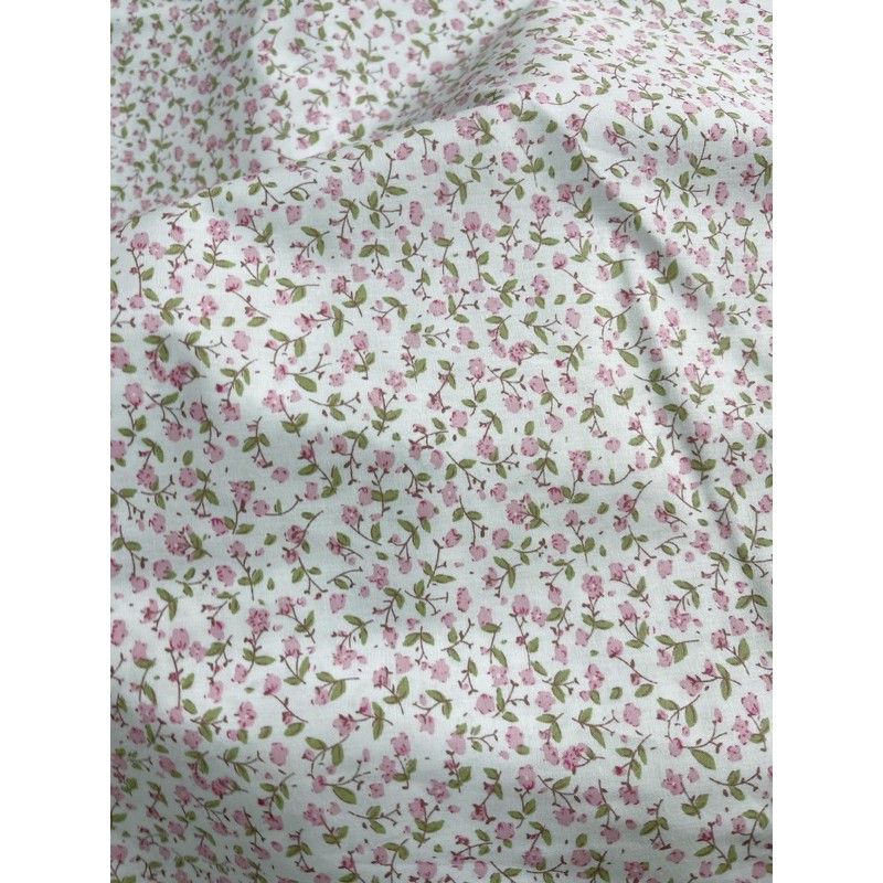 vải thô 100% cotton mềm mát nụ hoa nhí may áo kiểu,váy,đồ bộ