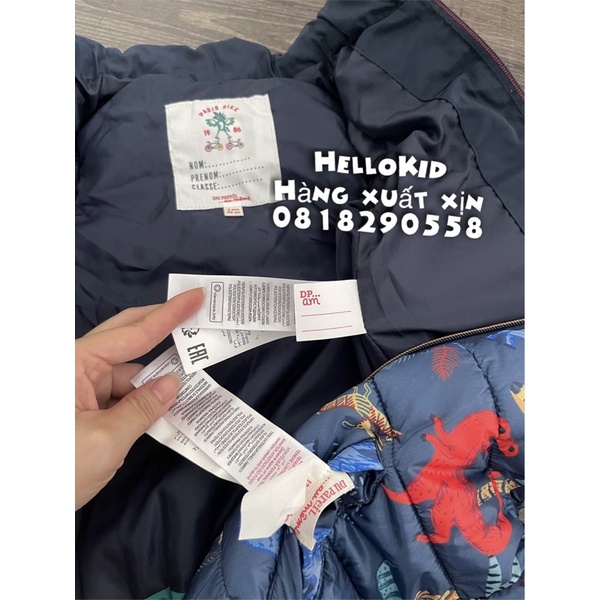 A551 - Áo khoác gile dpam bé trai