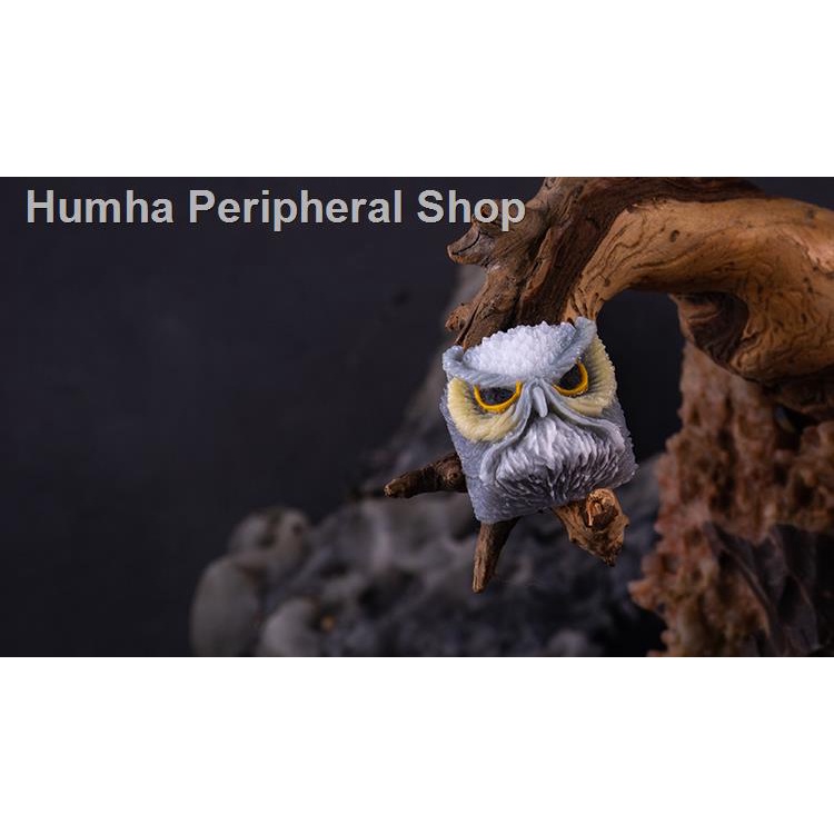 Artisan Nắp Phím Cơ Bằng Nhựa Resin Thủ Công Hình Cú Mèo Xinh Xắn