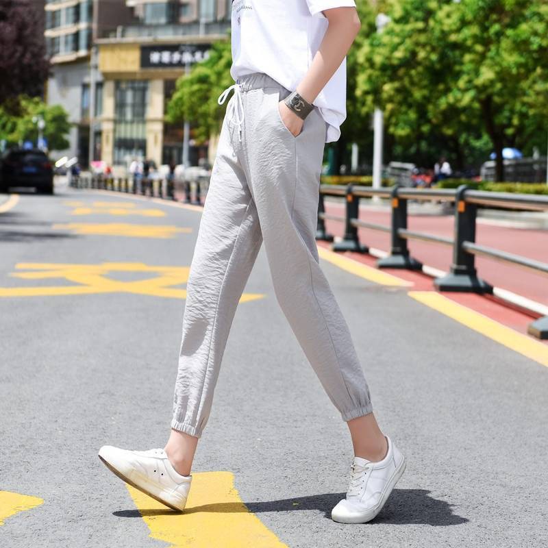 Quần Jogger Thể Thao Dài Phối Túi Dây Rút Trẻ Trung Năng Động Cho Nữ