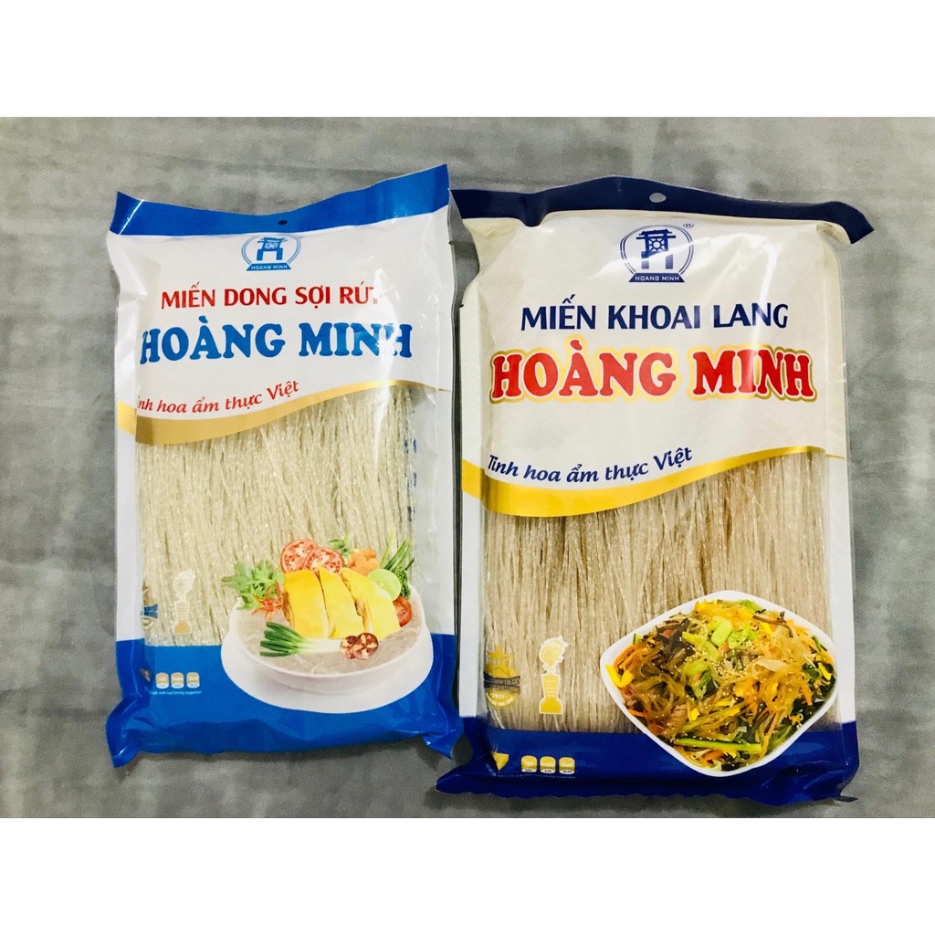 Miến khoai lang 300gr &amp; Miến dong sợi rút 200gr [Hoàng Minh]