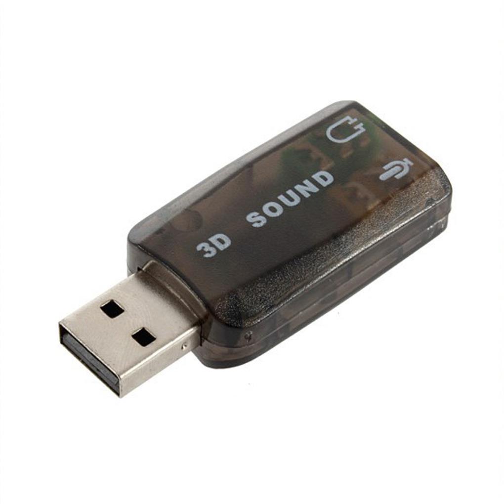 Thẻ Âm Thanh Bên Ngoài USB 2 0 Virtual 5 1 Kênh 3D