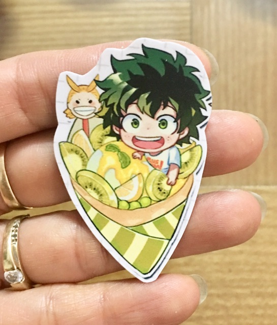 30 Sticker my hero học viện anh hùng bóc dán nhiều mẫu ngẫu nhiên