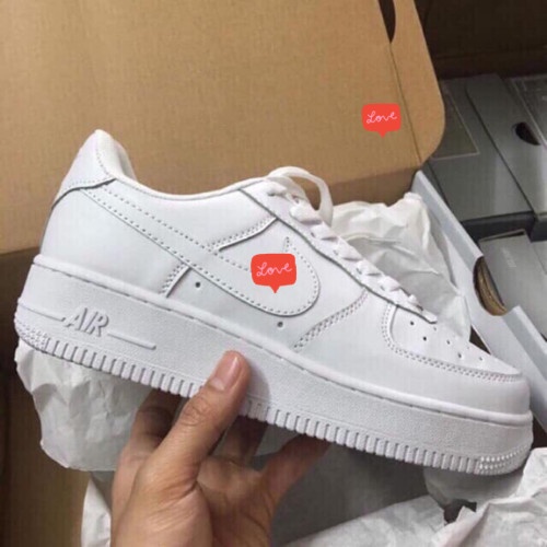 Giày_Nike Trắng [SALE SỐC] Giày_Nike Air Force 1 Trắng Cao Cấp Full Size Nam Nữ Đi Học Hot Trend Full Box Bill