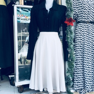 Sét áo và chân váy dáng vintage[ 2 mẫu ]