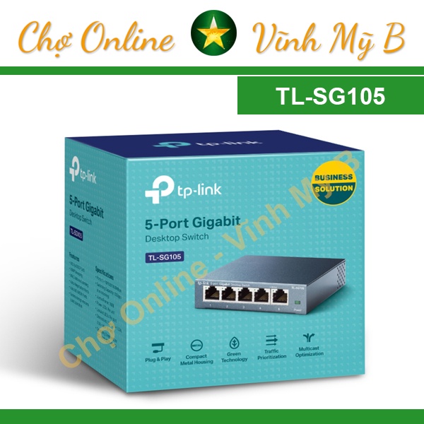 Bộ chia mạng TP-LINK TL-SG105 Switch Để Bàn 5 cổng 10/100/1000Mbps