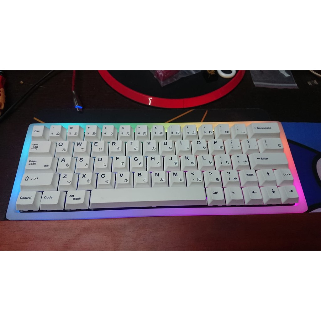 Set Keycap Song Ngữ Trắng TWO N+T