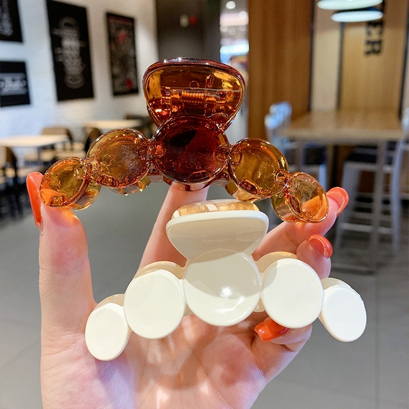 Kẹp càng cua Acrylic nhiều màu tùy chọn xinh xắn