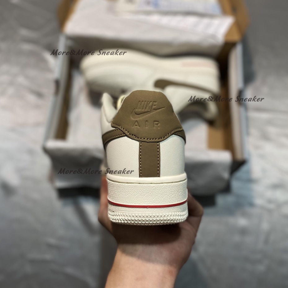 [More&More] Giày thể thao Sneaker AF1 viền nâu phiên bản cao cấp MSN2371