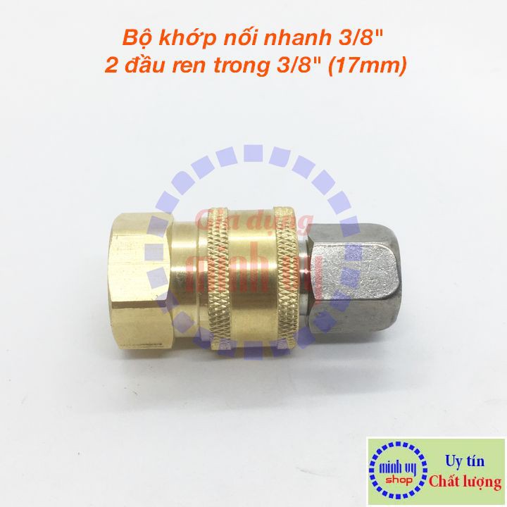 Khớp nối nhanh đầu đực cái dùng cho dây rửa xe lõi thép