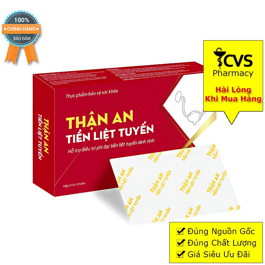 Thận An Tiền Liệt Tuyến - Hỗ Trợ Giảm U Xơ, Phì Đại Tiền Liệt Tuyến Lành Tính