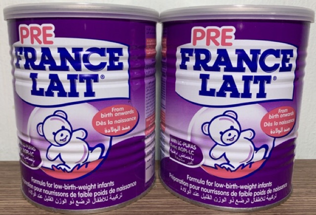 Sữa Pre France Lait 400g cho trẻ sinh non, nhẹ cân - Sữa nhập khẩu nguyên lon Pháp_ DATE MỚI NHẤT