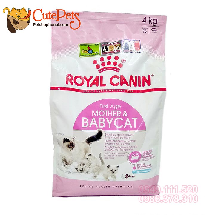 Thức ăn cho mèo Royal canin 34 dành cho mèo mẹ và mèo con túi 2kg - Phụ kiện thú cưng Hà Nội