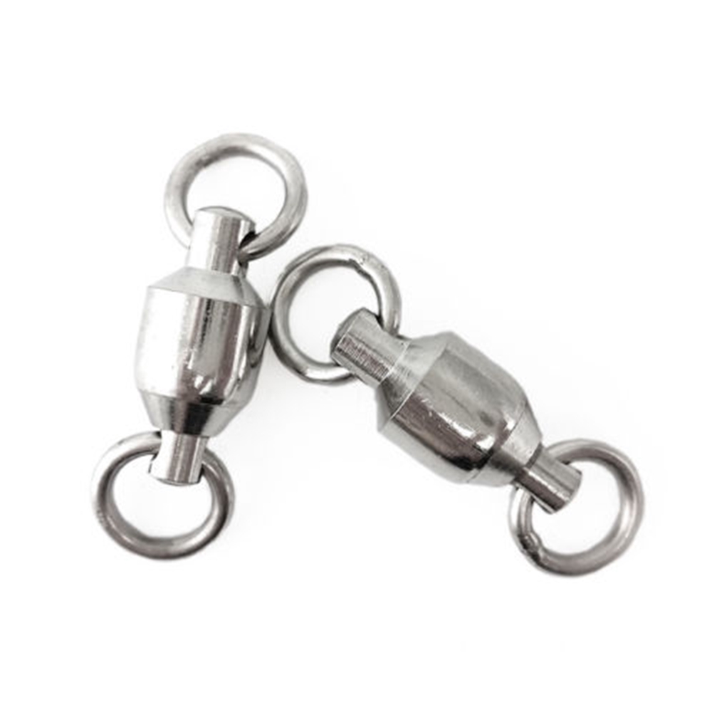 Set 10 vòng xoay ma ní bằng thép không gỉ nối dây câu cá tiện lợi
