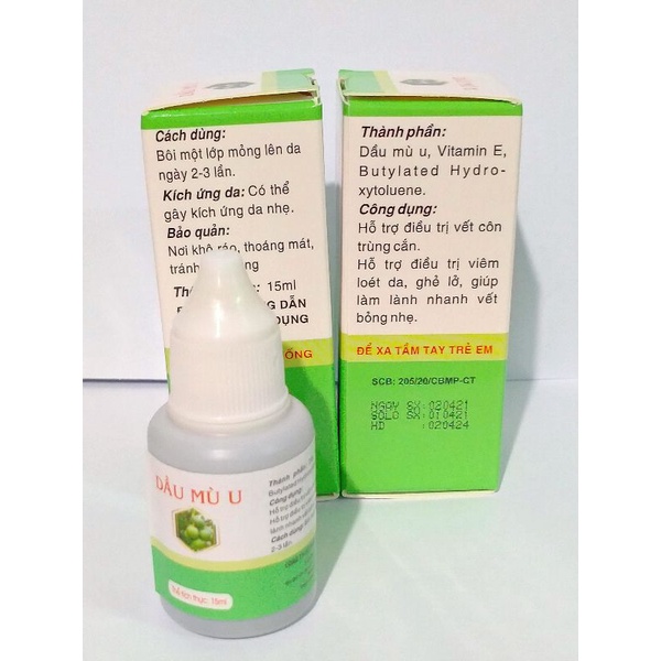 DẦU MÙ U SP Chai 15 ml