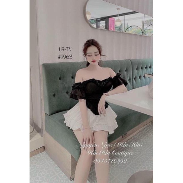 Chân váy xếp ly 2 tầng quảng châu | BigBuy360 - bigbuy360.vn